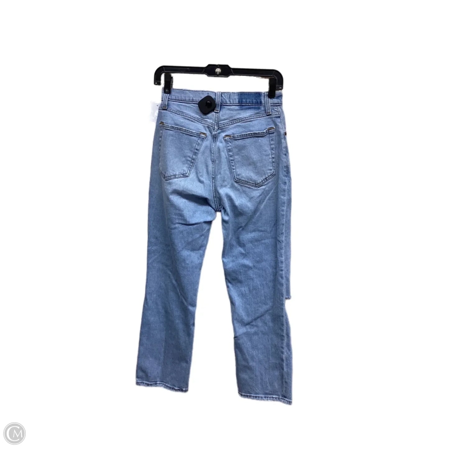 Jeans Straight By Abercrombie And Fitch In Blue Denim, Size: 2
