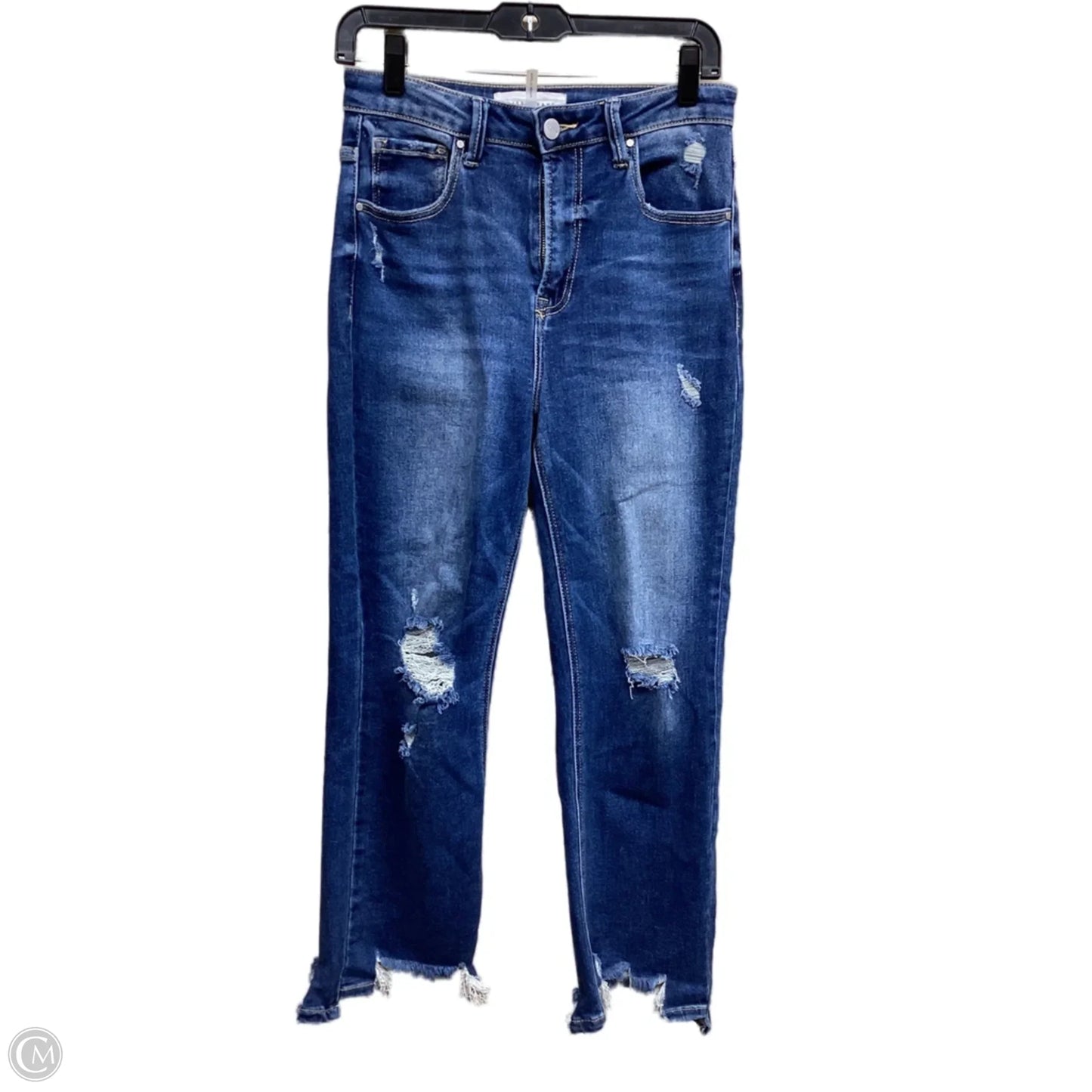 Jeans Straight By Risen In Blue Denim, Size: 6