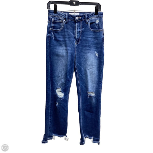 Jeans Straight By Risen In Blue Denim, Size: 6