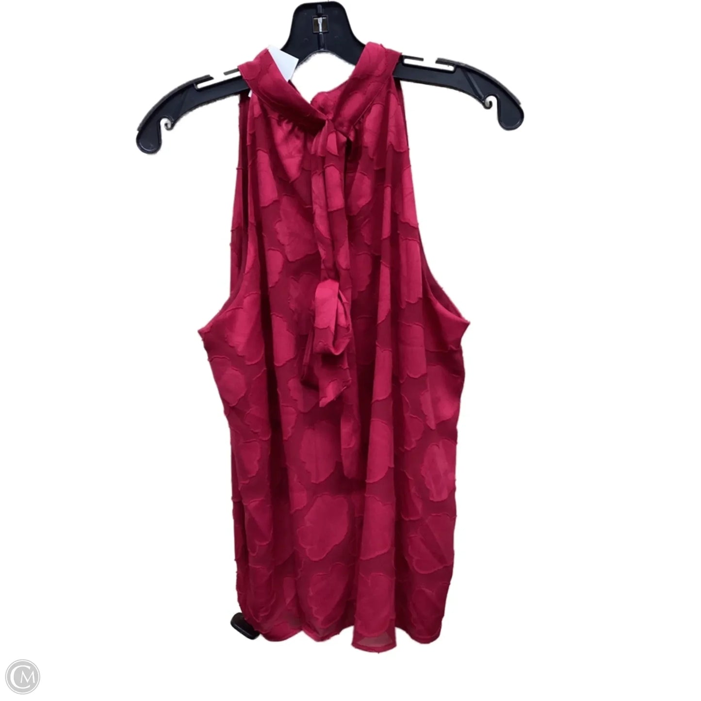 Top Sleeveless By Ann Taylor In Pink, Size: L