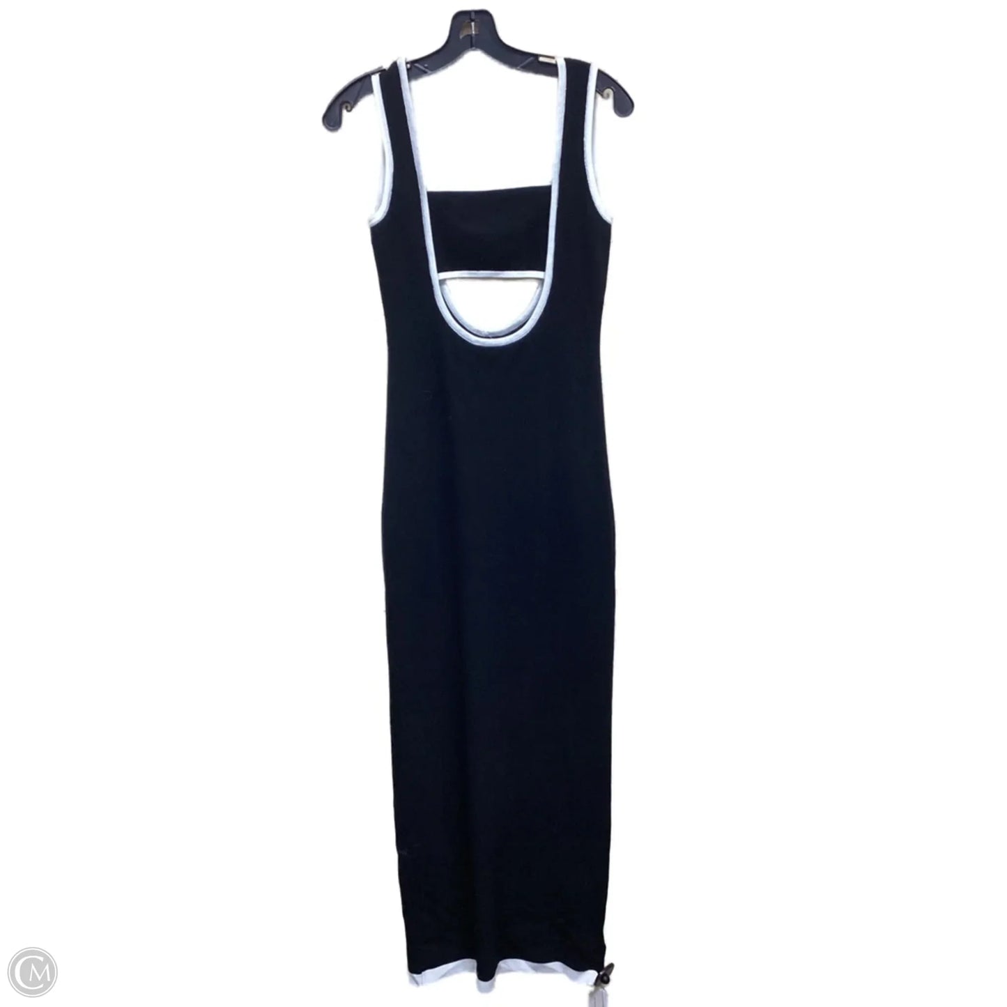 Dress Casual Maxi By Clothes Mentor In Black & White, Size: S
