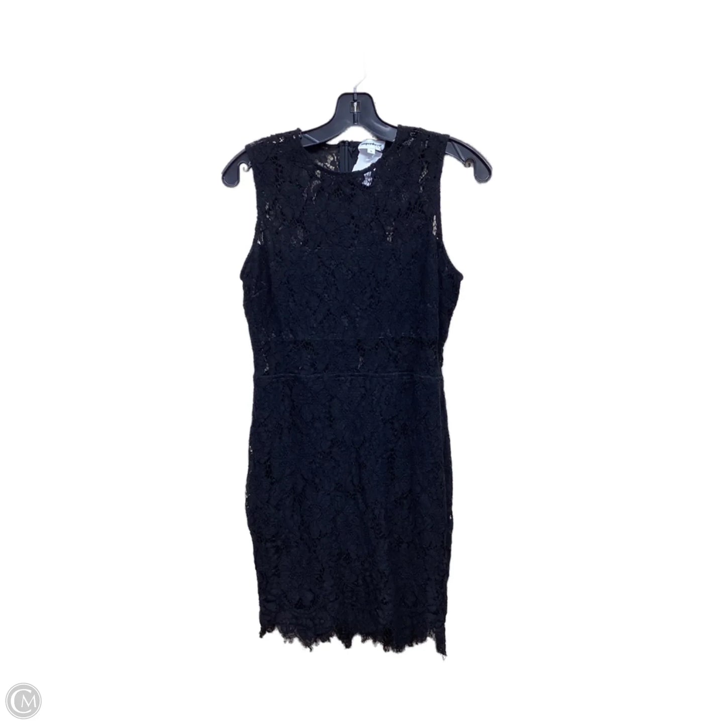 Dress Casual Midi By Clothes Mentor In Black, Size: L