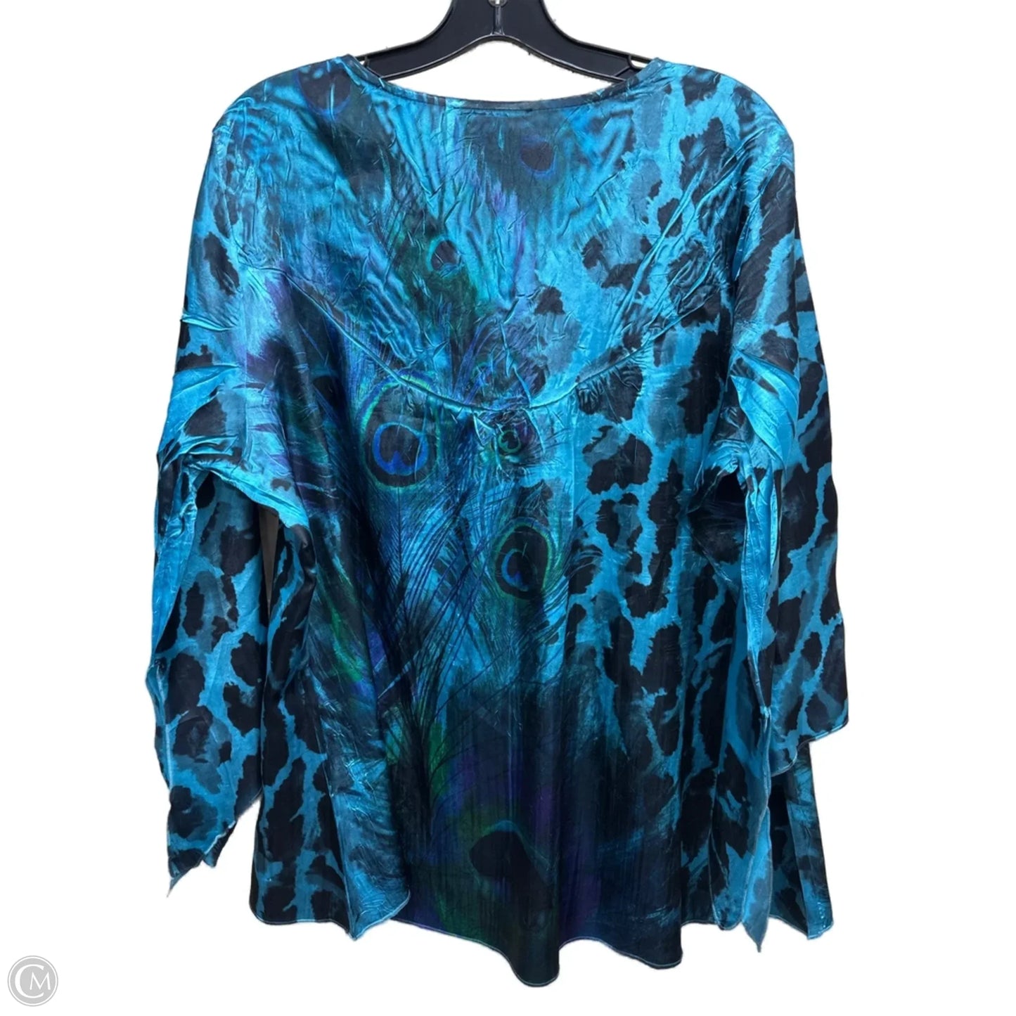 Top Short Sleeve By French Blue In Multi-colored, Size: 2x