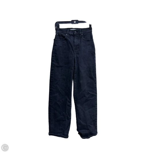 Jeans Wide Leg By Madewell In Black Denim, Size: 0