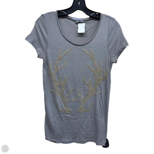 Top Short Sleeve By J. Crew In Grey, Size: S