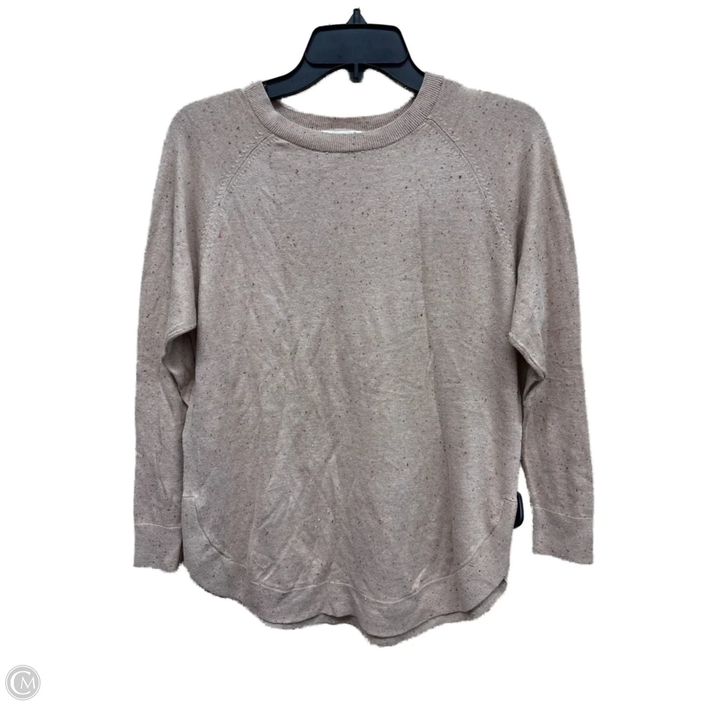 Top Long Sleeve By Loft In Tan, Size: Xsp