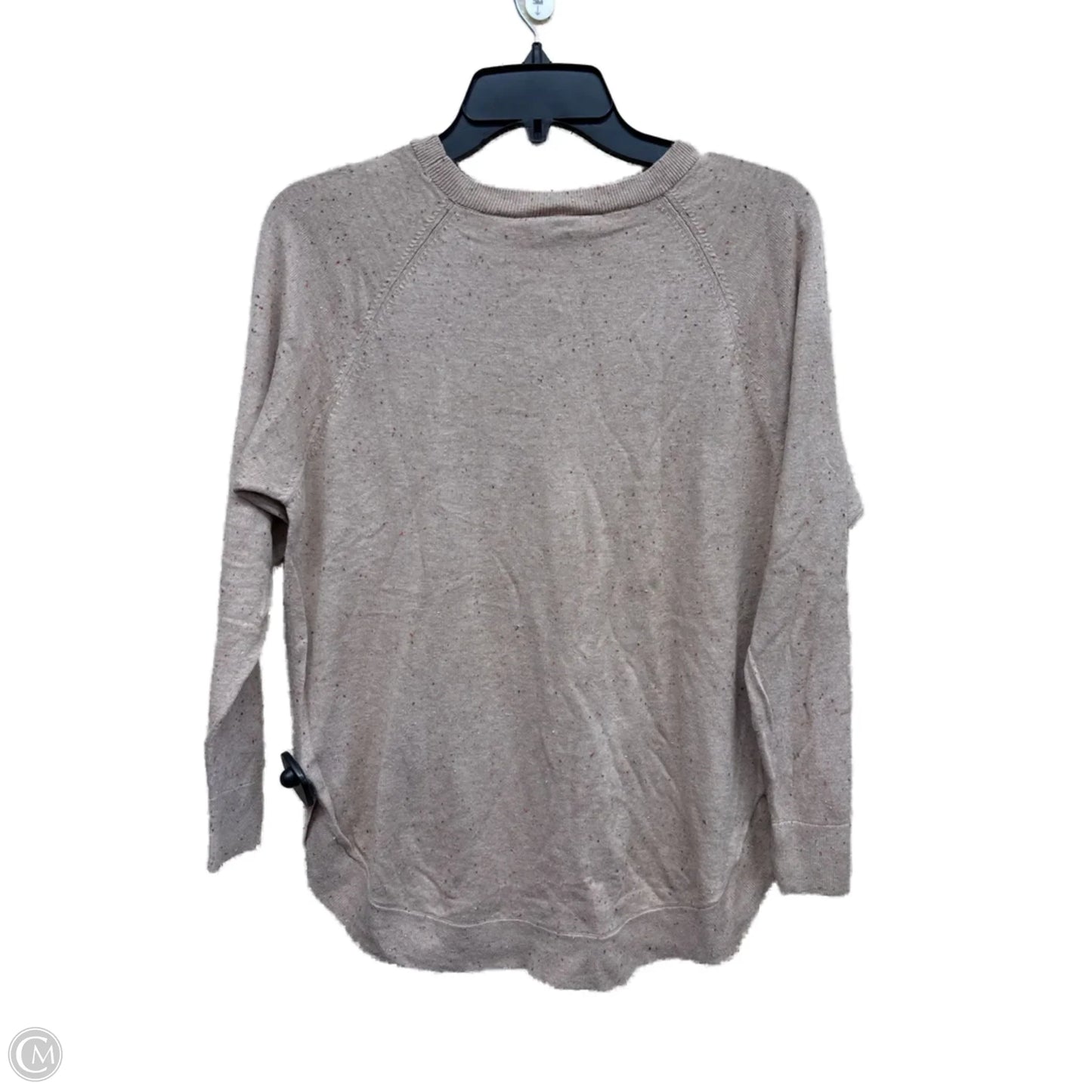 Top Long Sleeve By Loft In Tan, Size: Xsp
