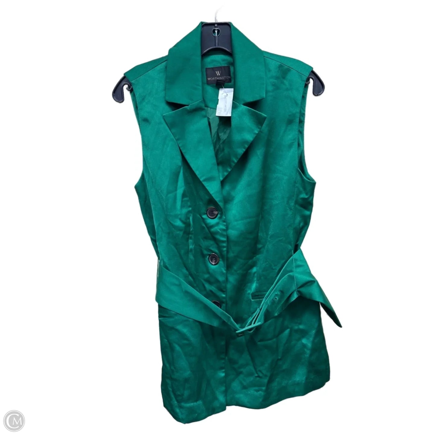 Vest Other By Worthington In Green, Size: M