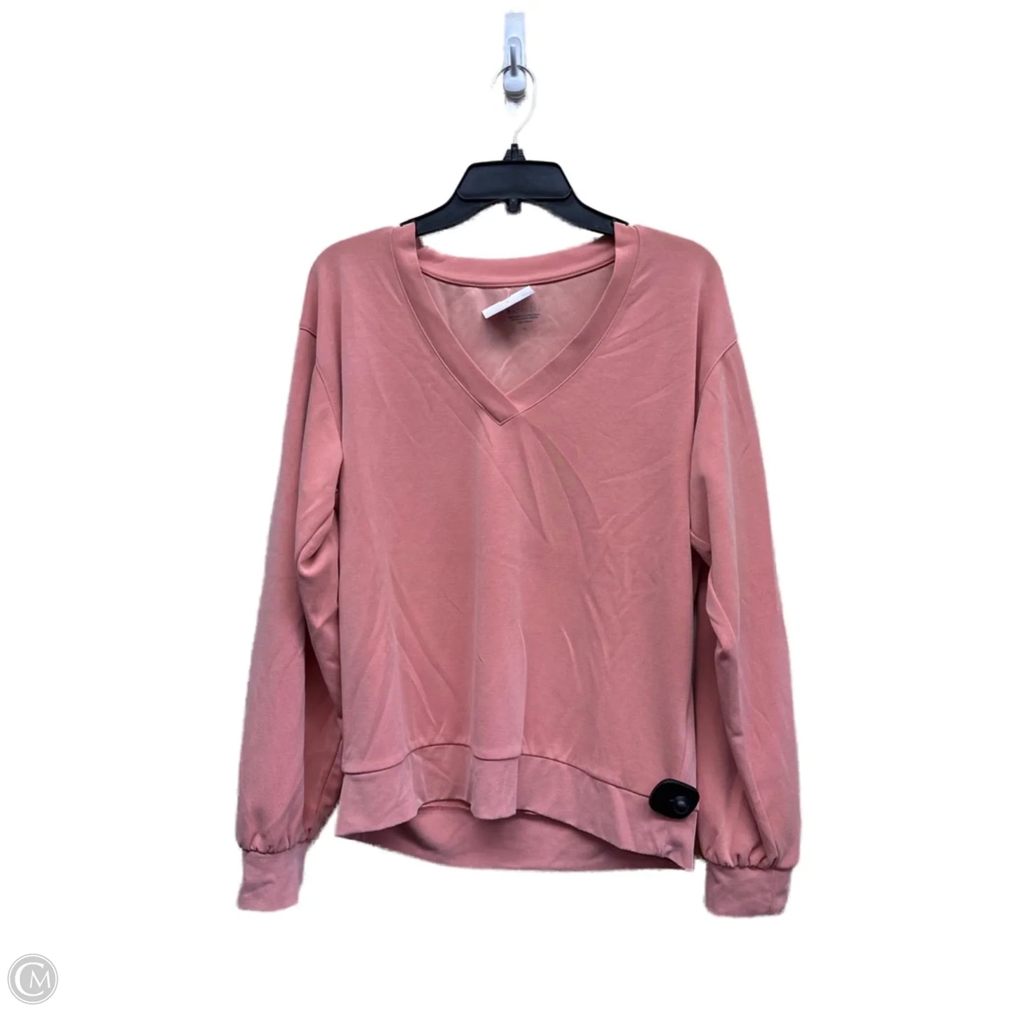 Athletic Top Long Sleeve Crewneck By Athleta In Peach, Size: M