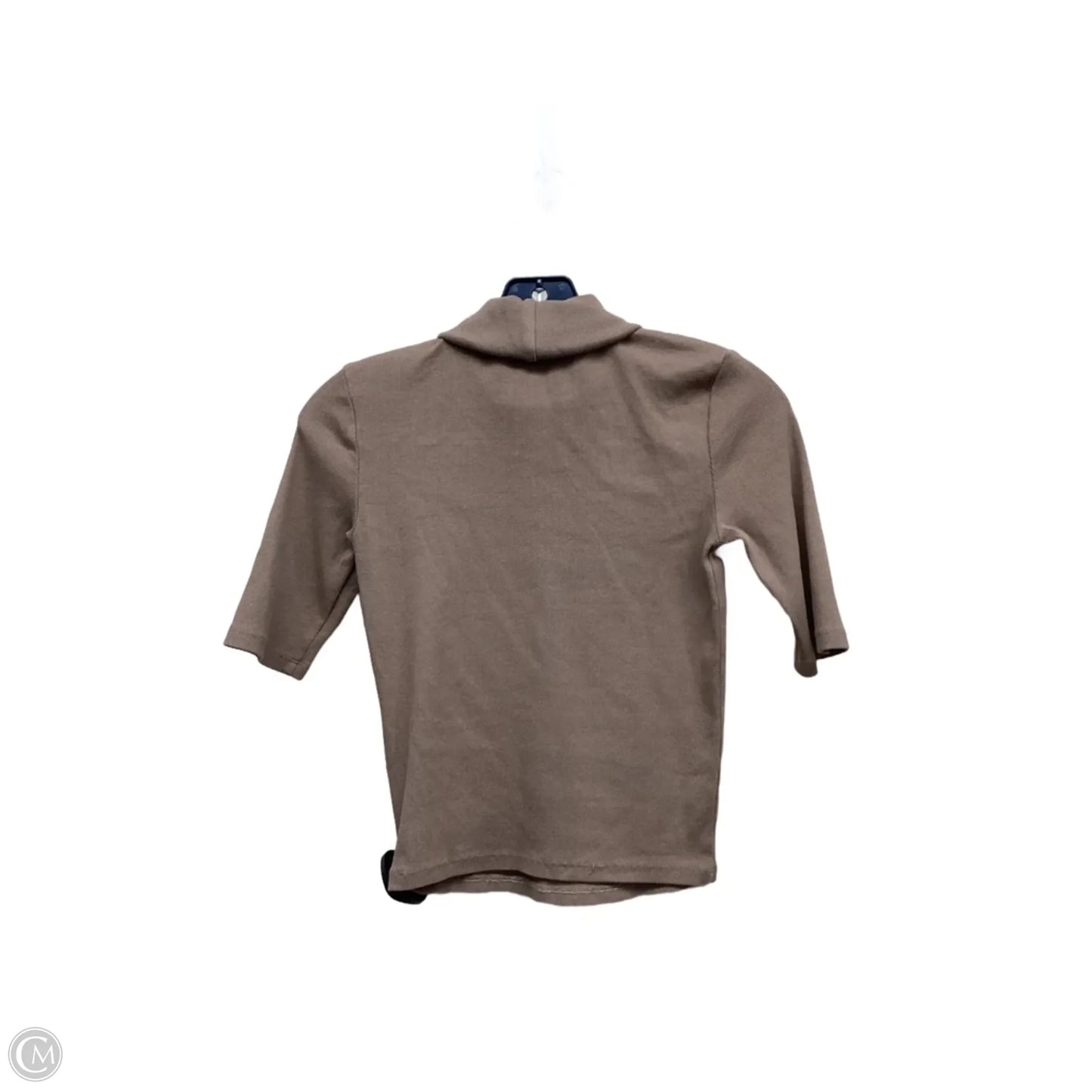 Top Short Sleeve By Zara In Tan, Size: S