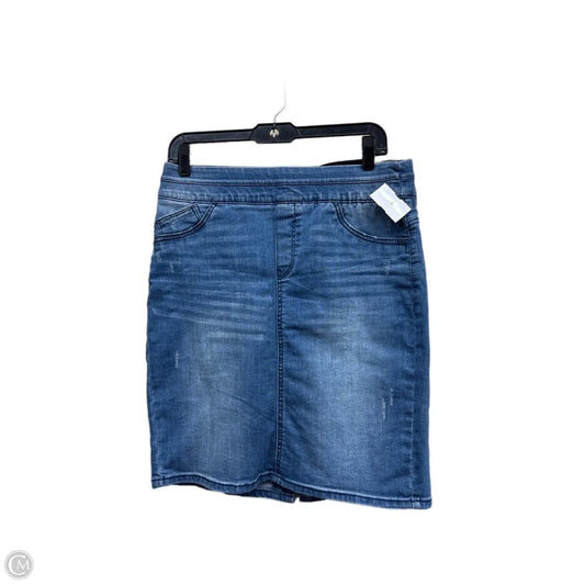 Skirt Midi By Democracy In Blue Denim, Size: 4