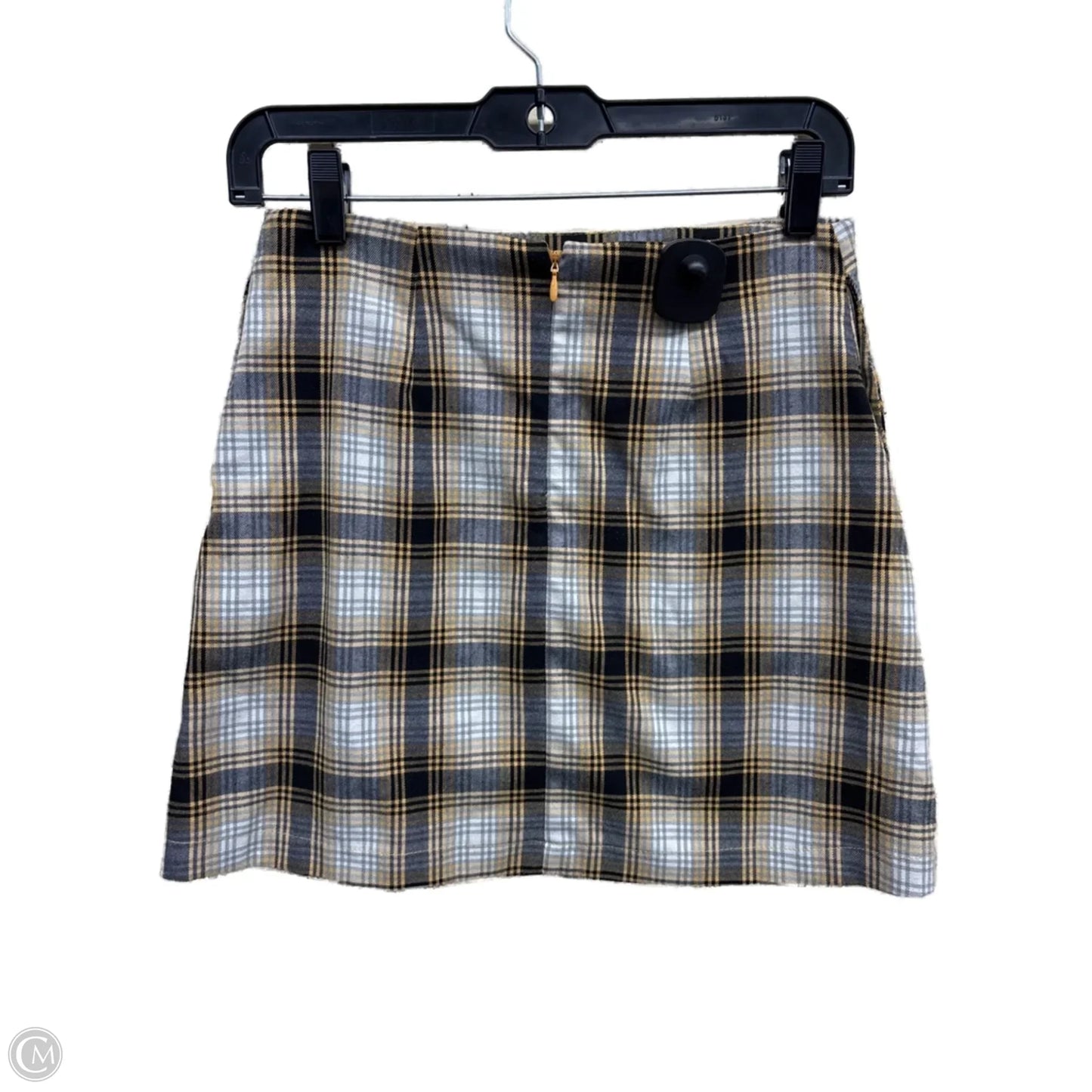 Skirt Mini & Short By Urban Outfitters In Plaid Pattern, Size: S