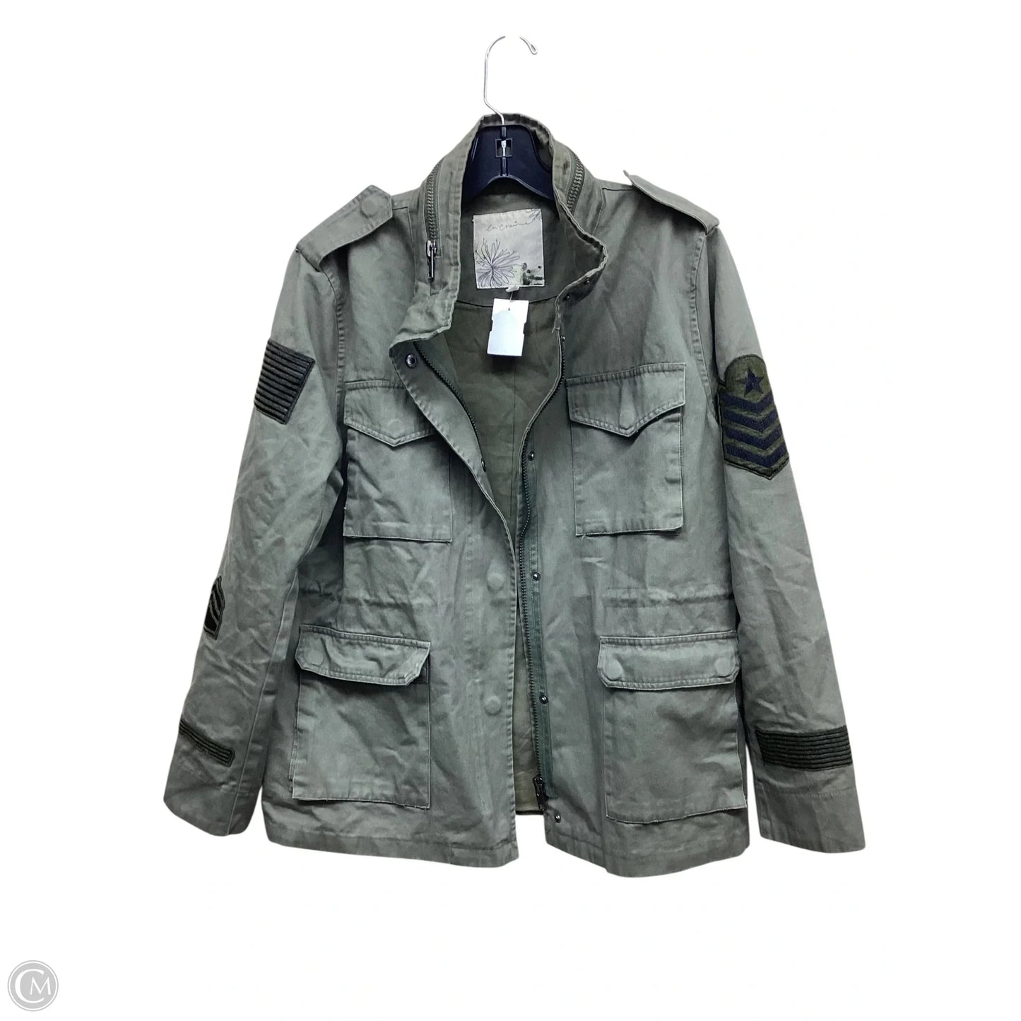 Jacket Other By Clothes Mentor In Green, Size: L