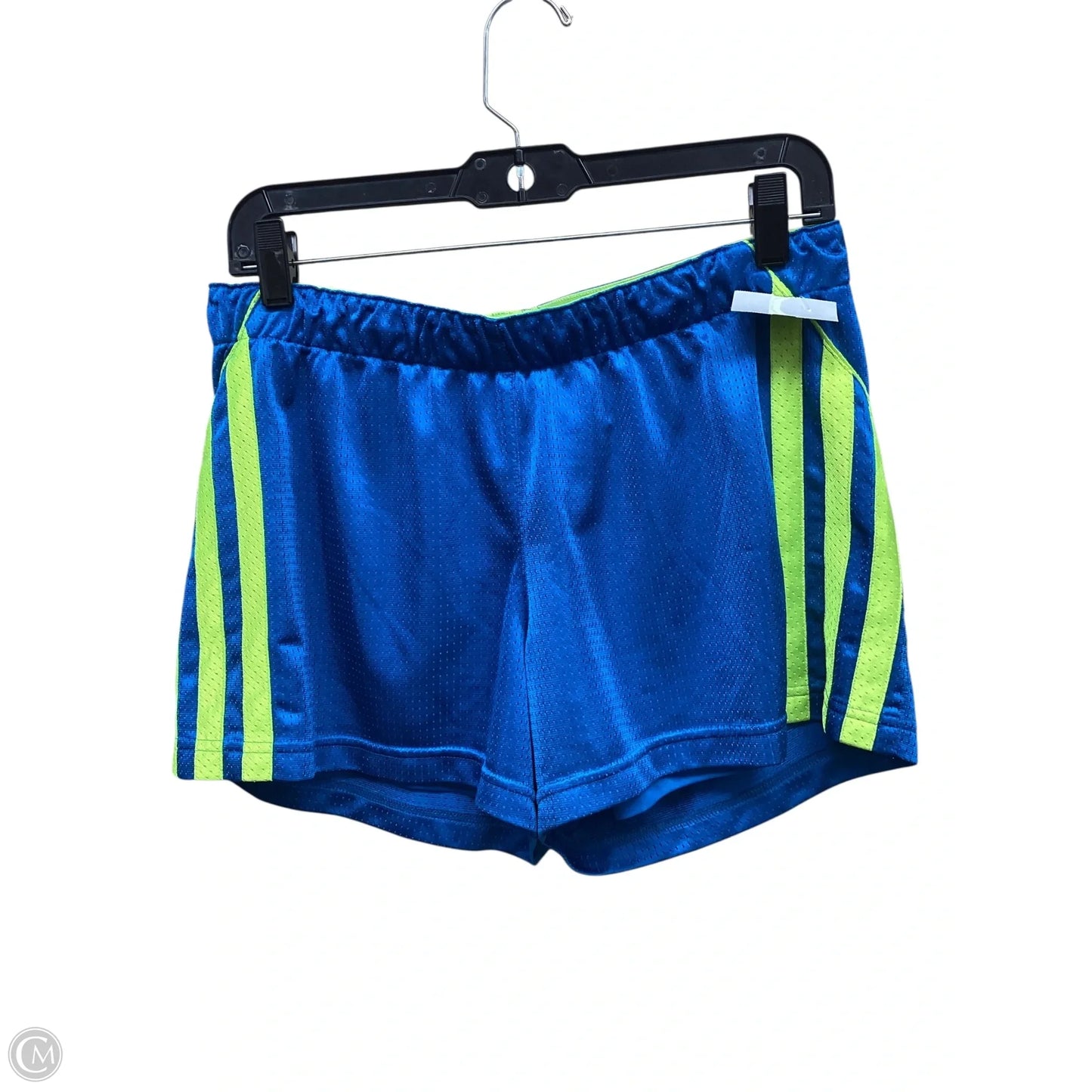 Athletic Shorts By Adidas In Blue & Green, Size: M