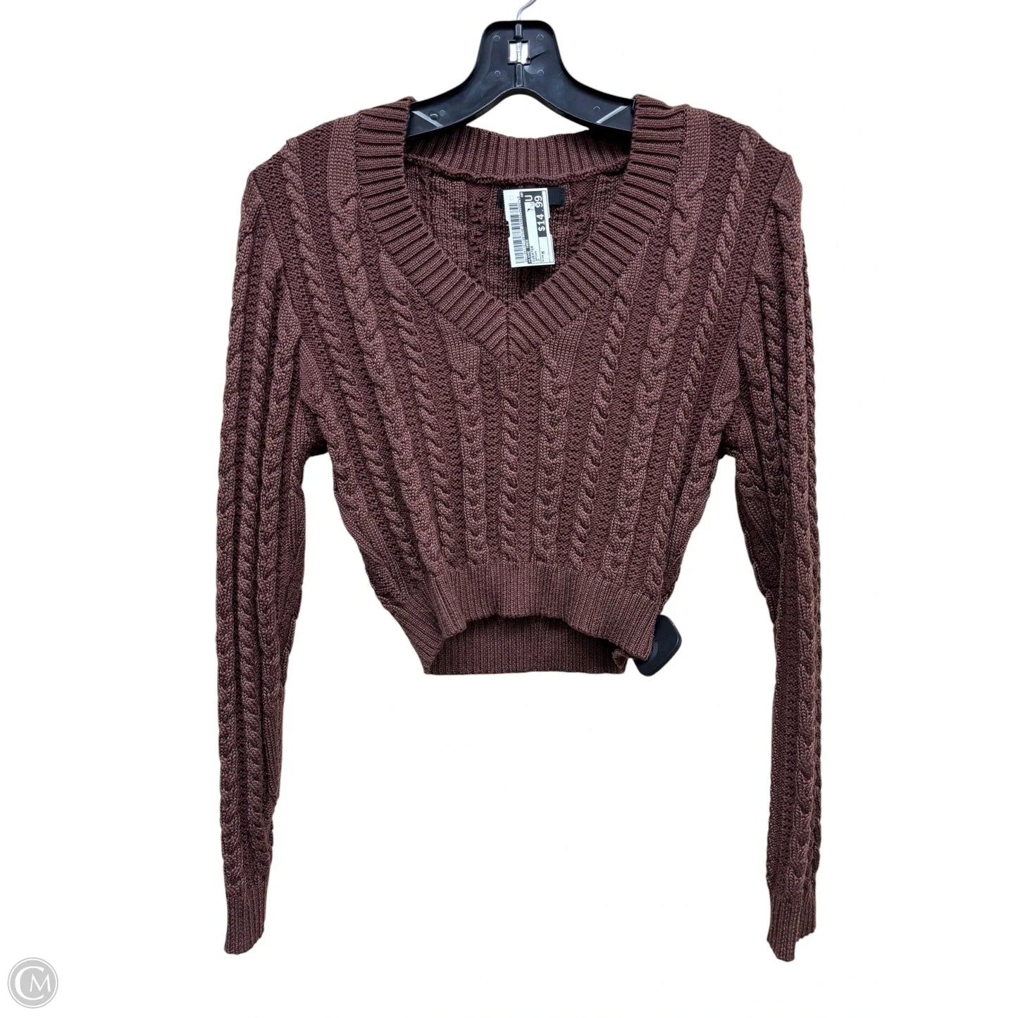 Sweater By Love Tree In Brown, Size: M