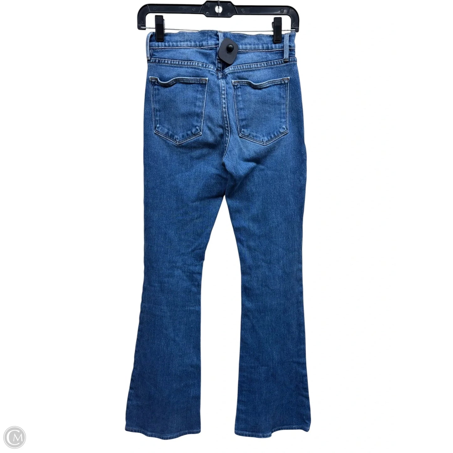 Jeans Boot Cut By Frame In Blue Denim, Size: 0