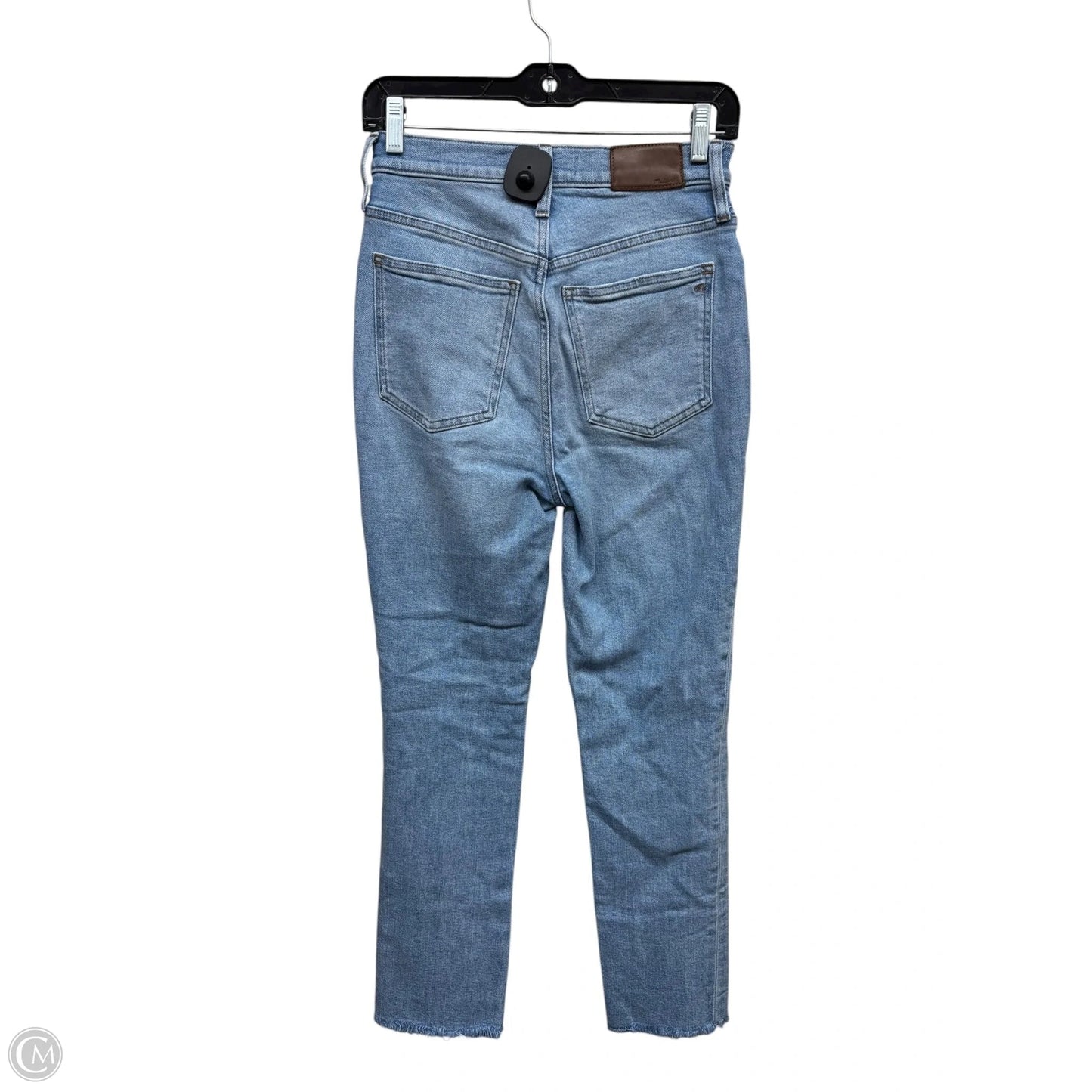 Jeans Straight By Madewell In Blue Denim, Size: 0