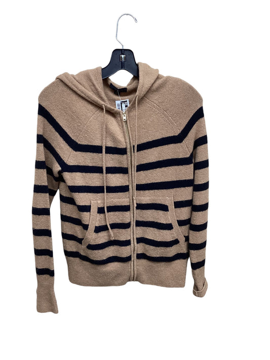 Sweater Cardigan By J. Crew In Striped Pattern, Size: Xs