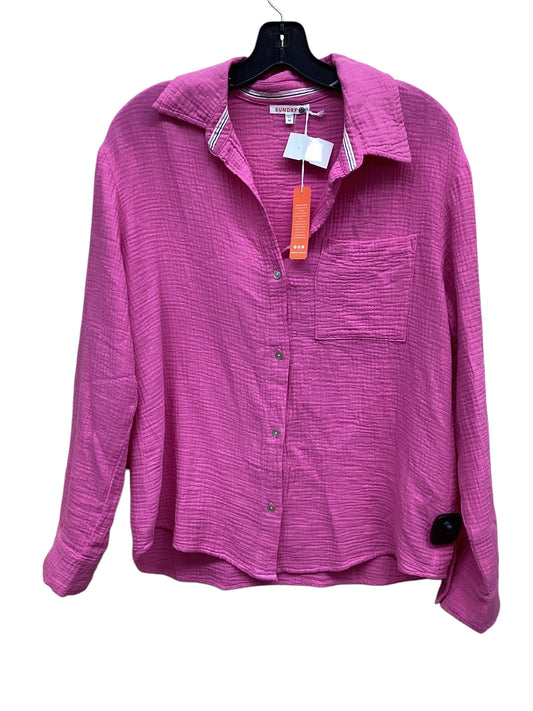 Top Long Sleeve By Sundry In Pink, Size: M