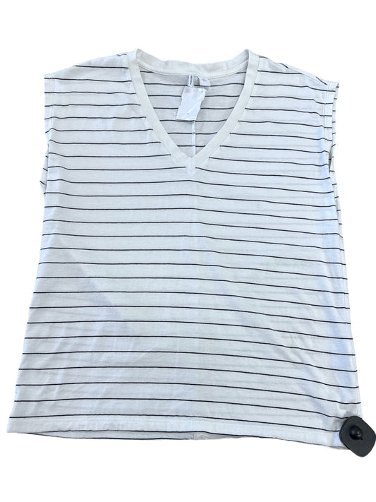 Striped Pattern Top Short Sleeve Nordstrom, Size Xs