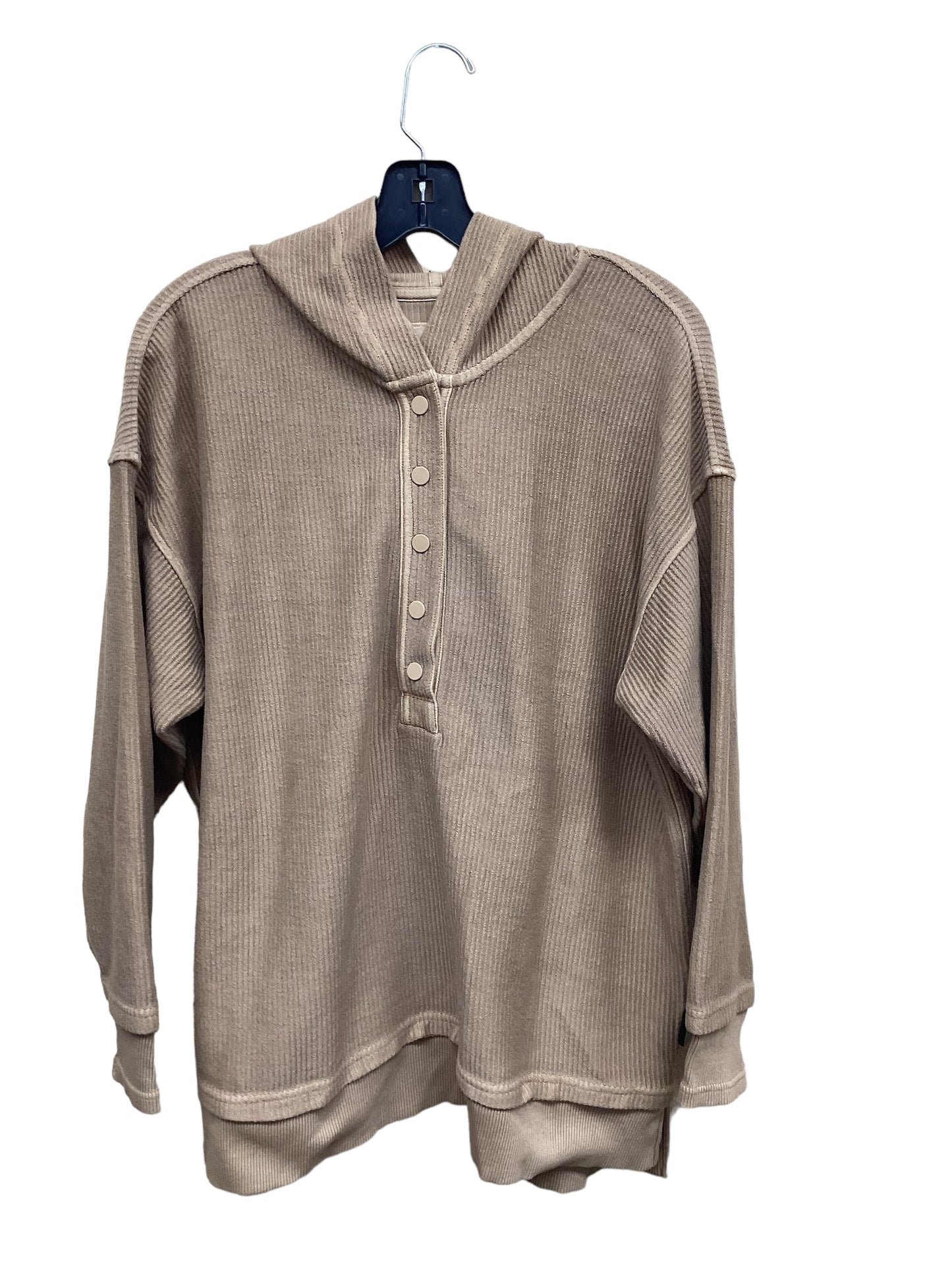 Top Long Sleeve By Aerie In Tan, Size: Xs