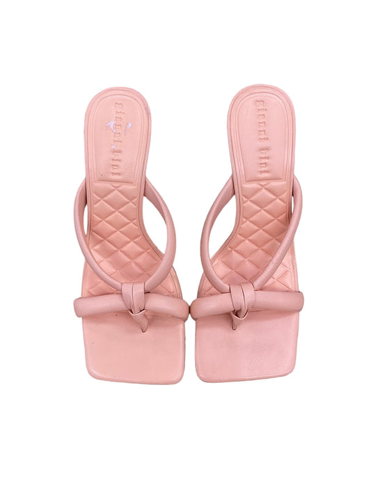 Coral Shoes Heels Block Gianni Bini, Size 8