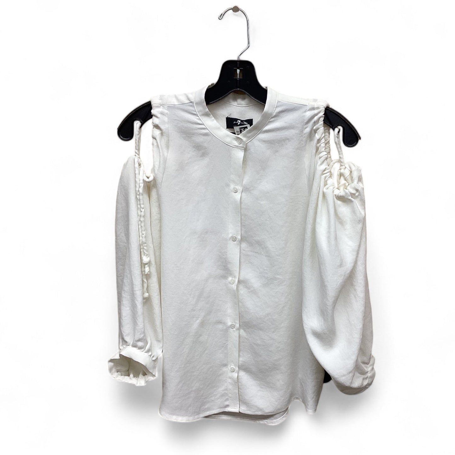 Top Long Sleeve By 7 For All Mankind In White, Size: S