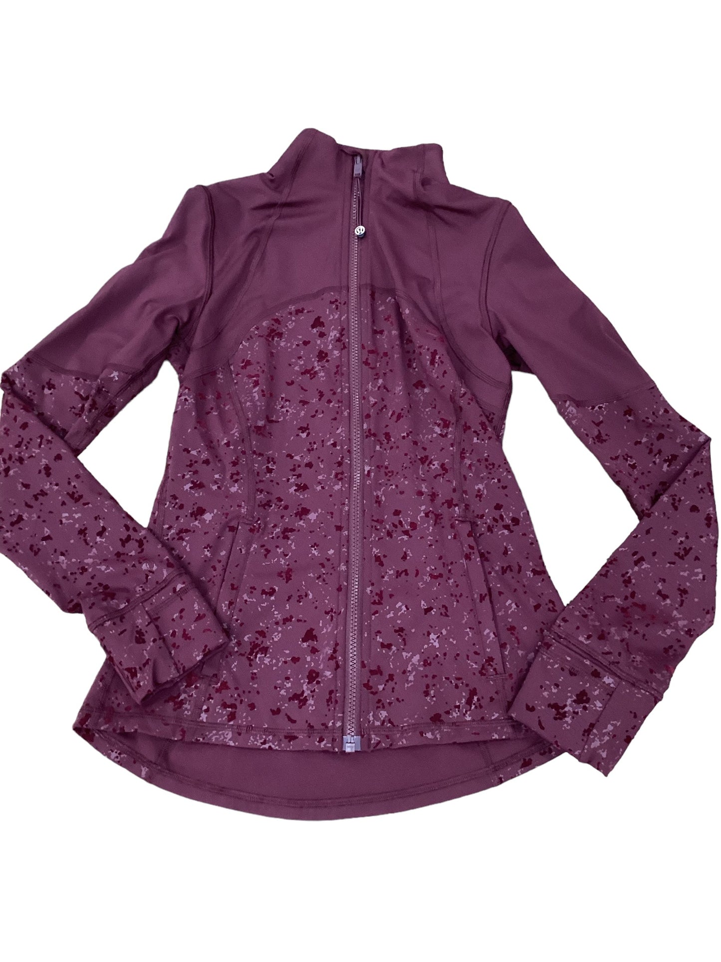 Athletic Jacket By Lululemon In Purple, Size: 6