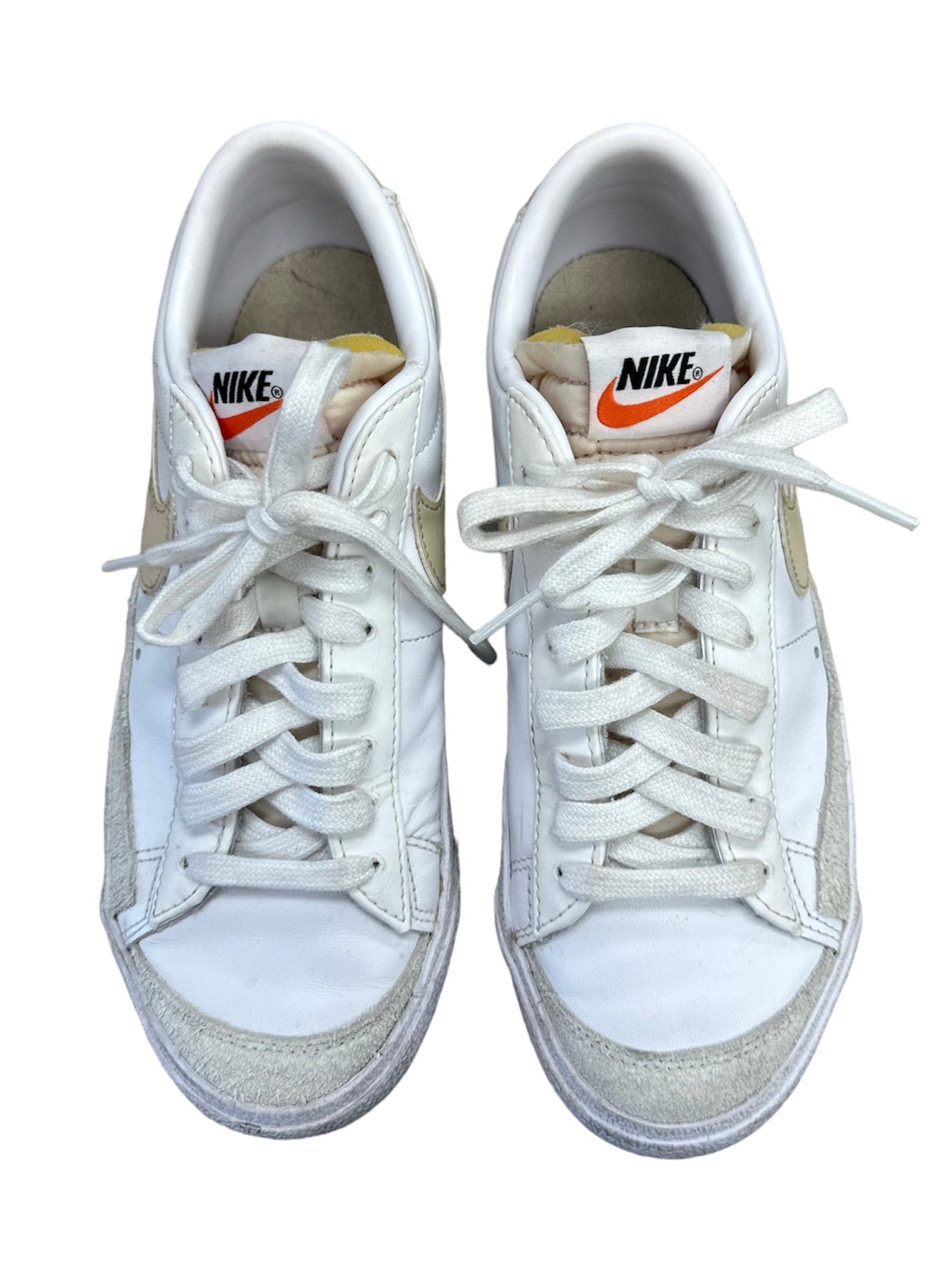 Shoes Athletic By Nike In White, Size: 6.5