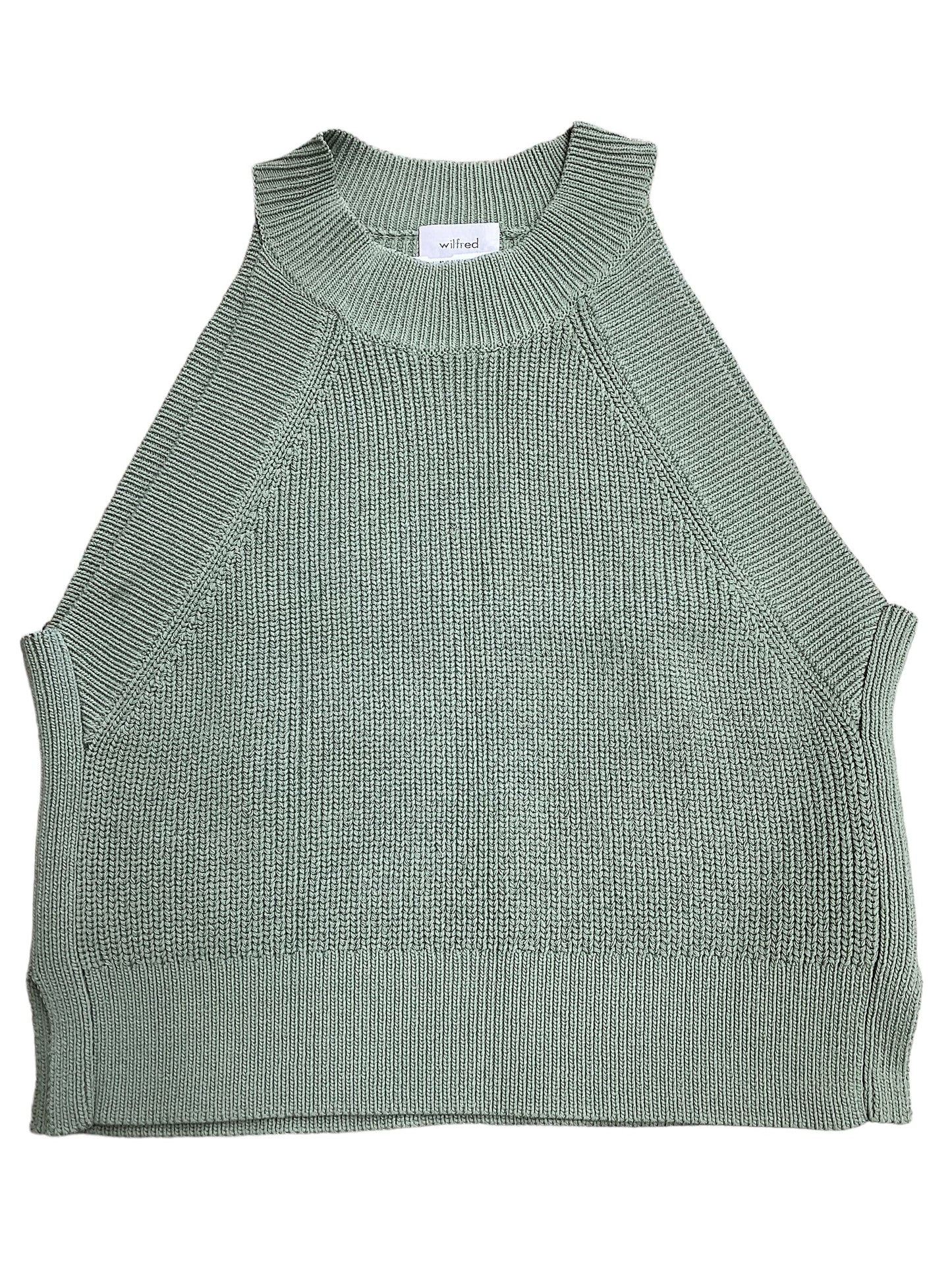 Top Sleeveless By Wilfred In Green, Size: S