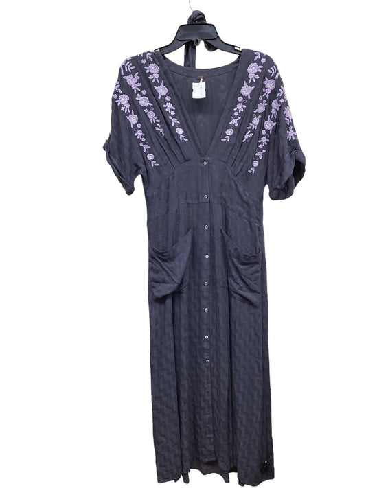 Dress Casual Maxi By Free People In Grey, Size: S