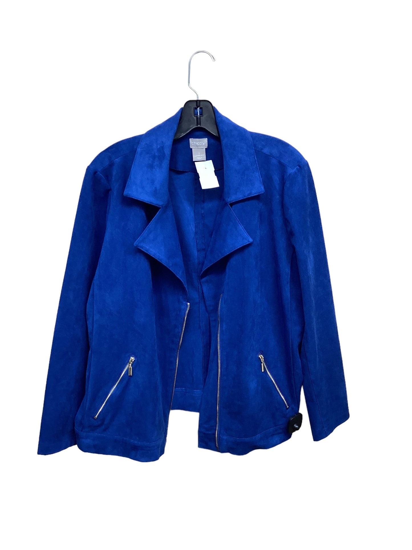 Jacket Other By Chicos In Blue, Size: L