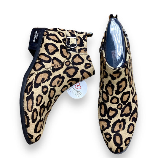 Boots Ankle Heels By Blondo In Animal Print, Size: 7