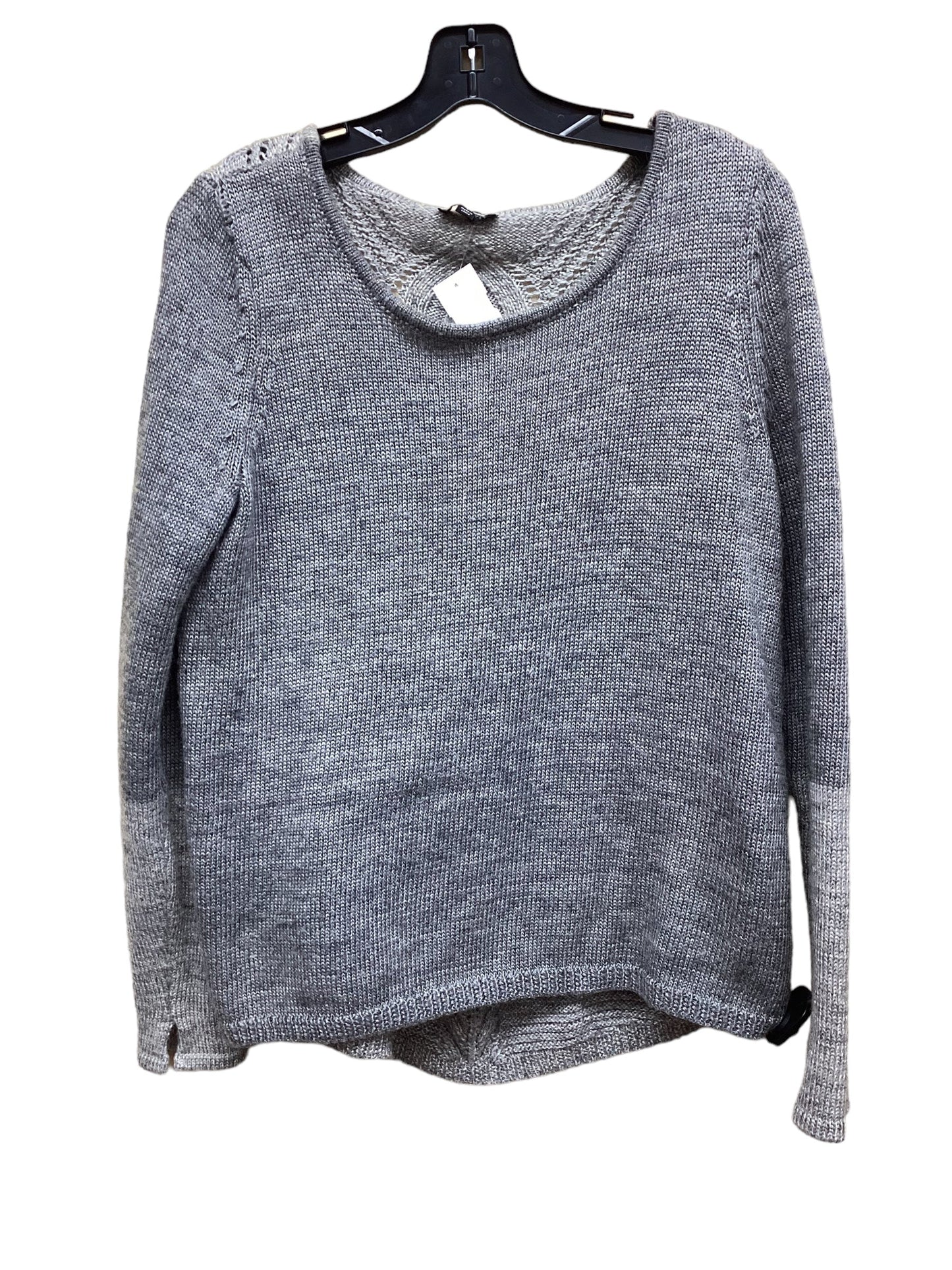 Sweater By Limited In Grey, Size: L