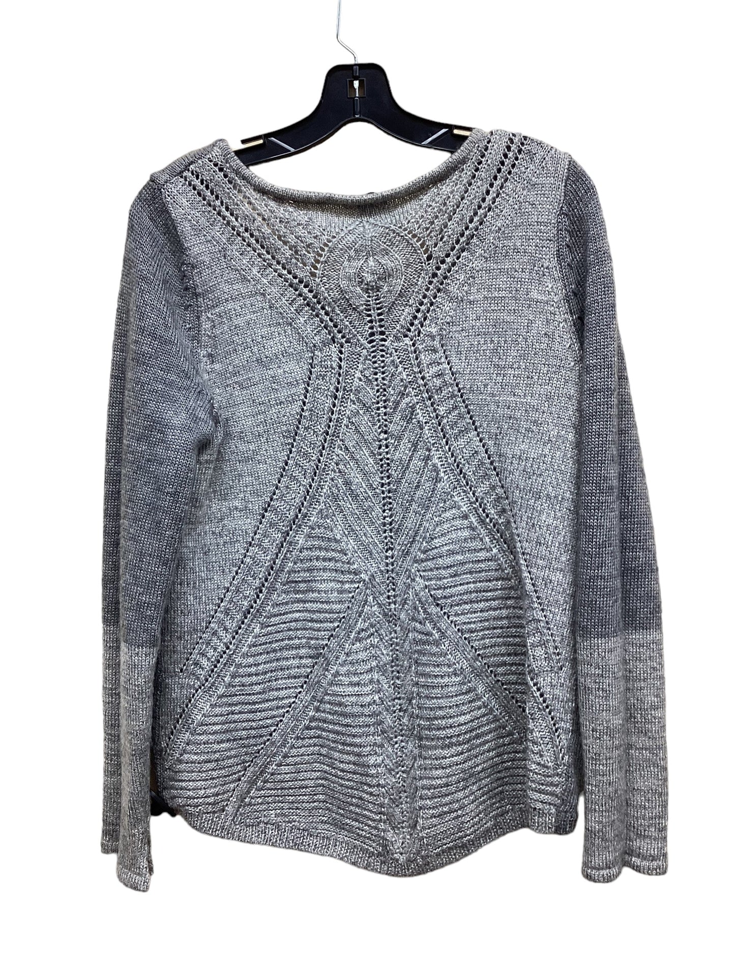 Sweater By Limited In Grey, Size: L