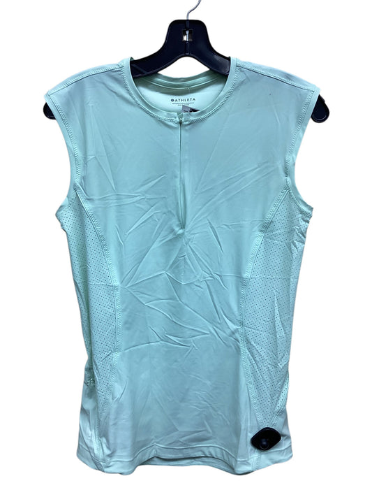 Top Sleeveless By Athleta In Green, Size: S