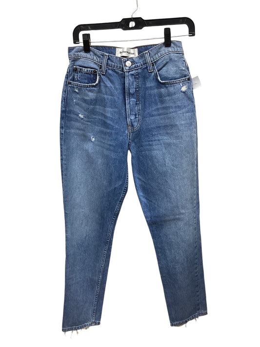 Jeans Straight By Reformation In Blue Denim, Size: 6