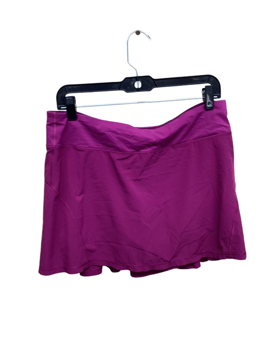 Athletic Skort By Lululemon In Purple, Size: 10