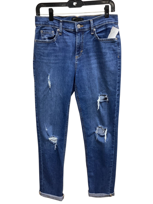 Jeans Straight By Banana Republic In Blue Denim, Size: 2