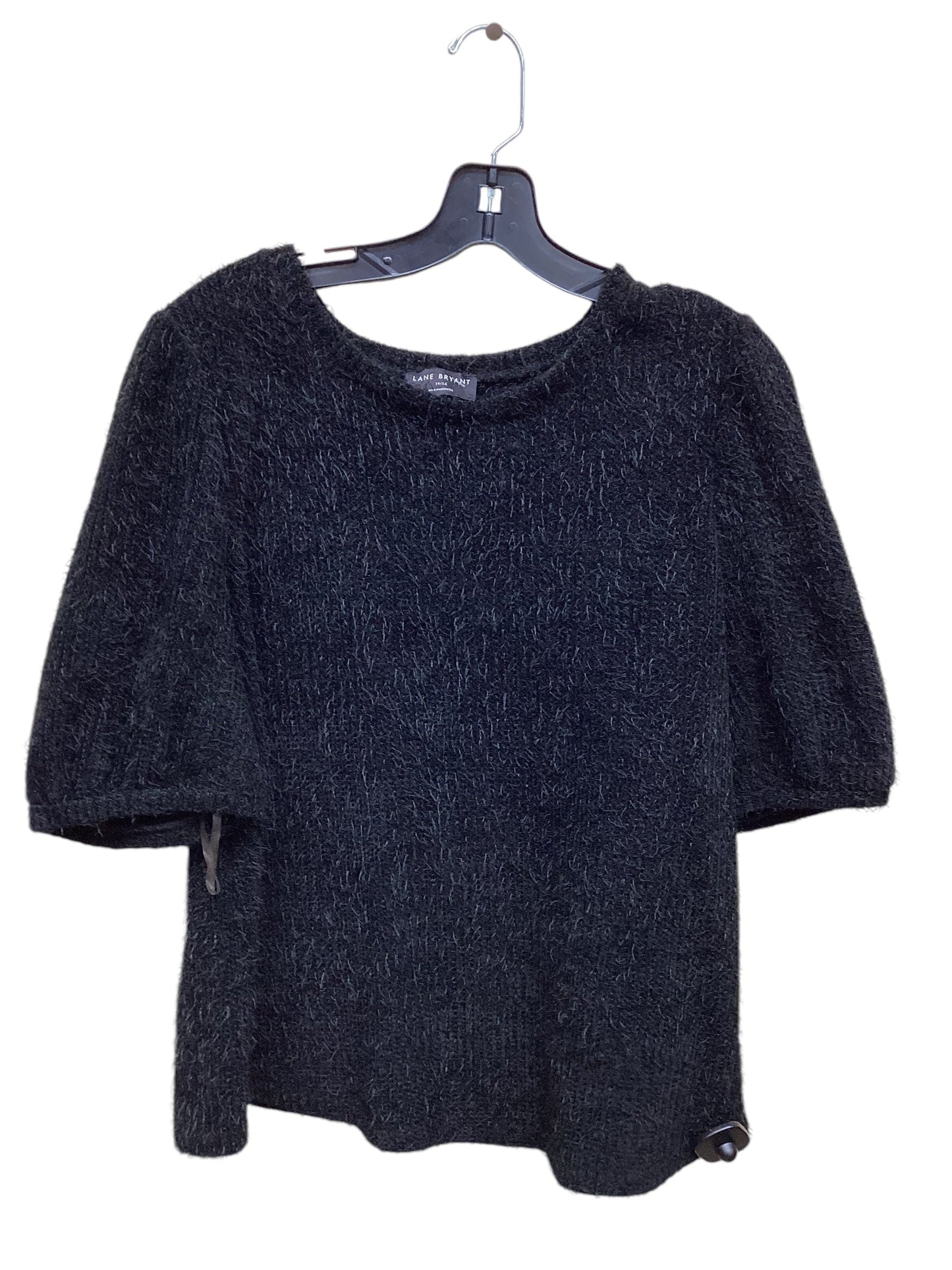 Top Short Sleeve By Lane Bryant In Black, Size: 2x