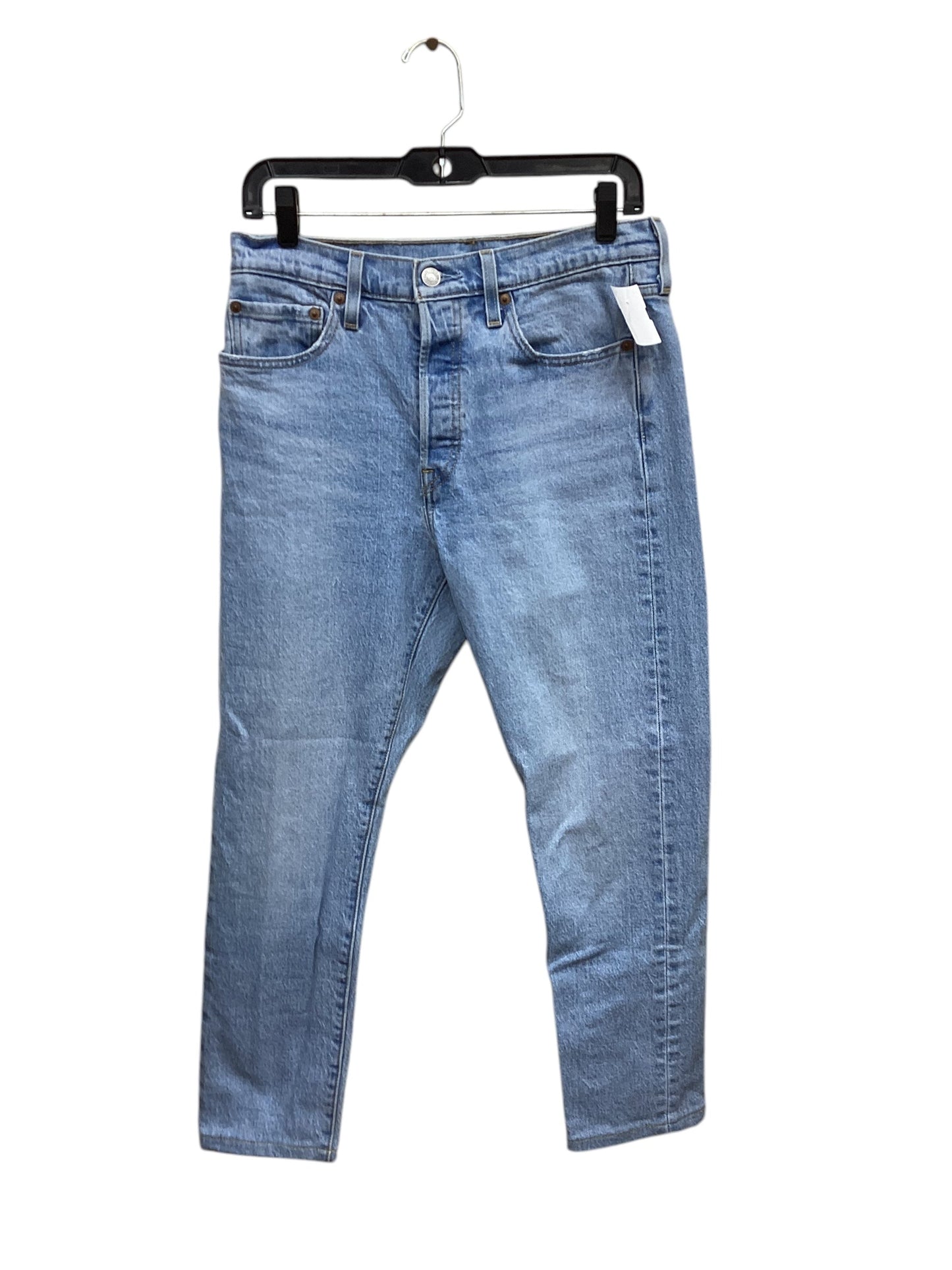 Jeans Straight By Levis In Blue Denim, Size: 6