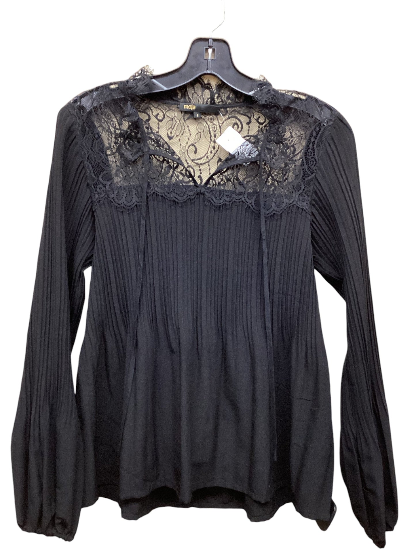 Top Long Sleeve By Clothes Mentor In Black, Size: S