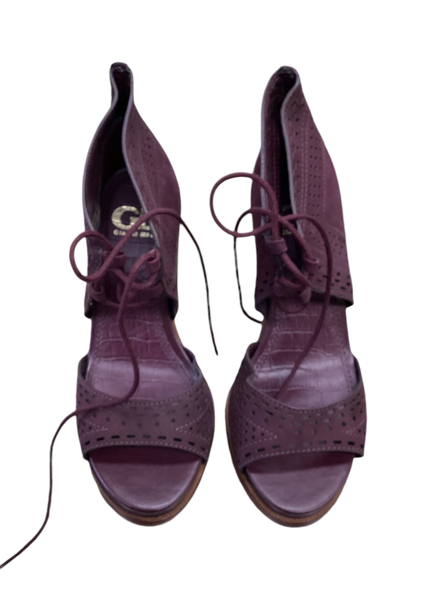 Shoes Heels Block By Gianni Bini In Purple, Size: 6.5