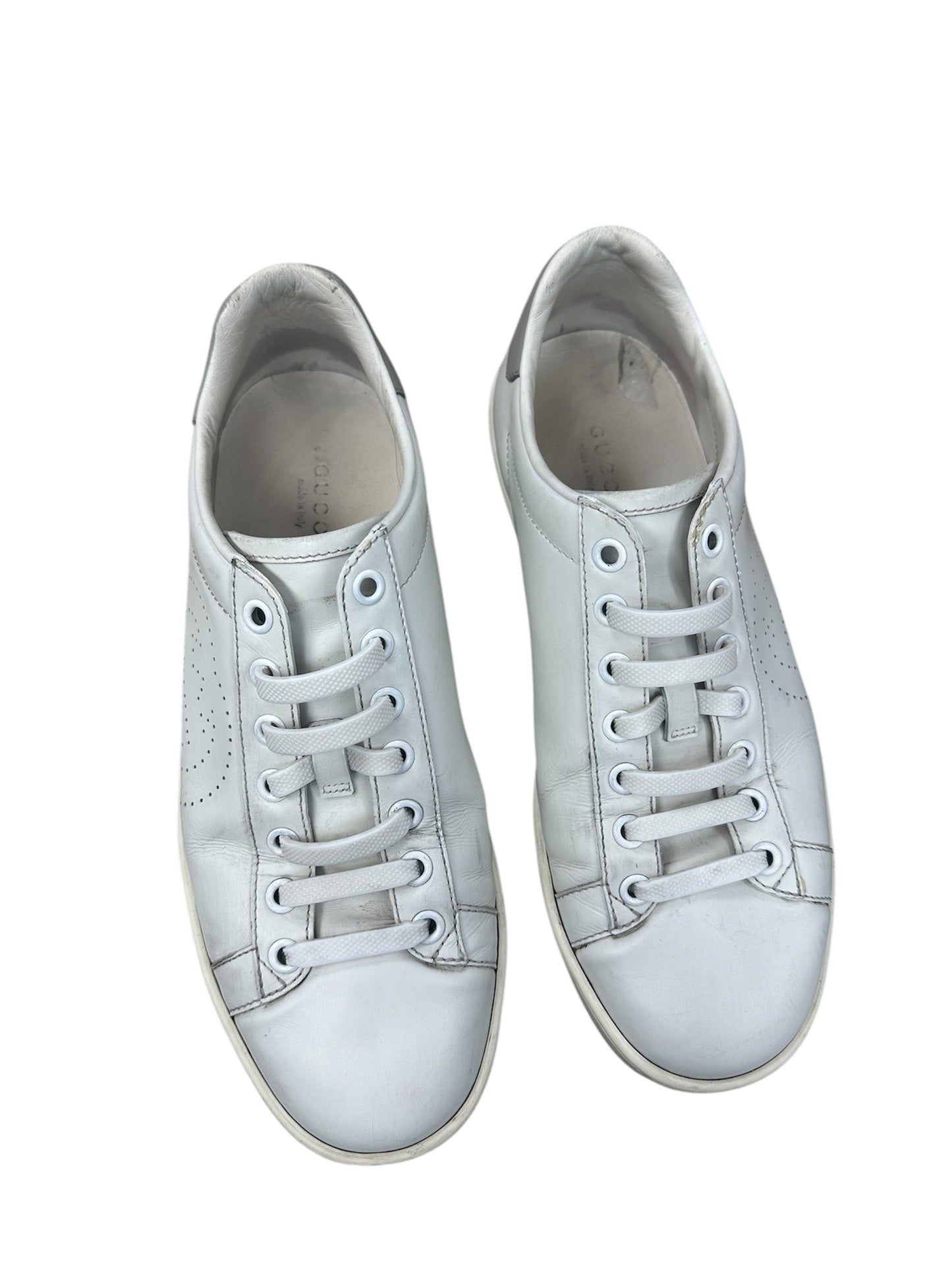 Shoes Designer By Gucci In White, Size: 7