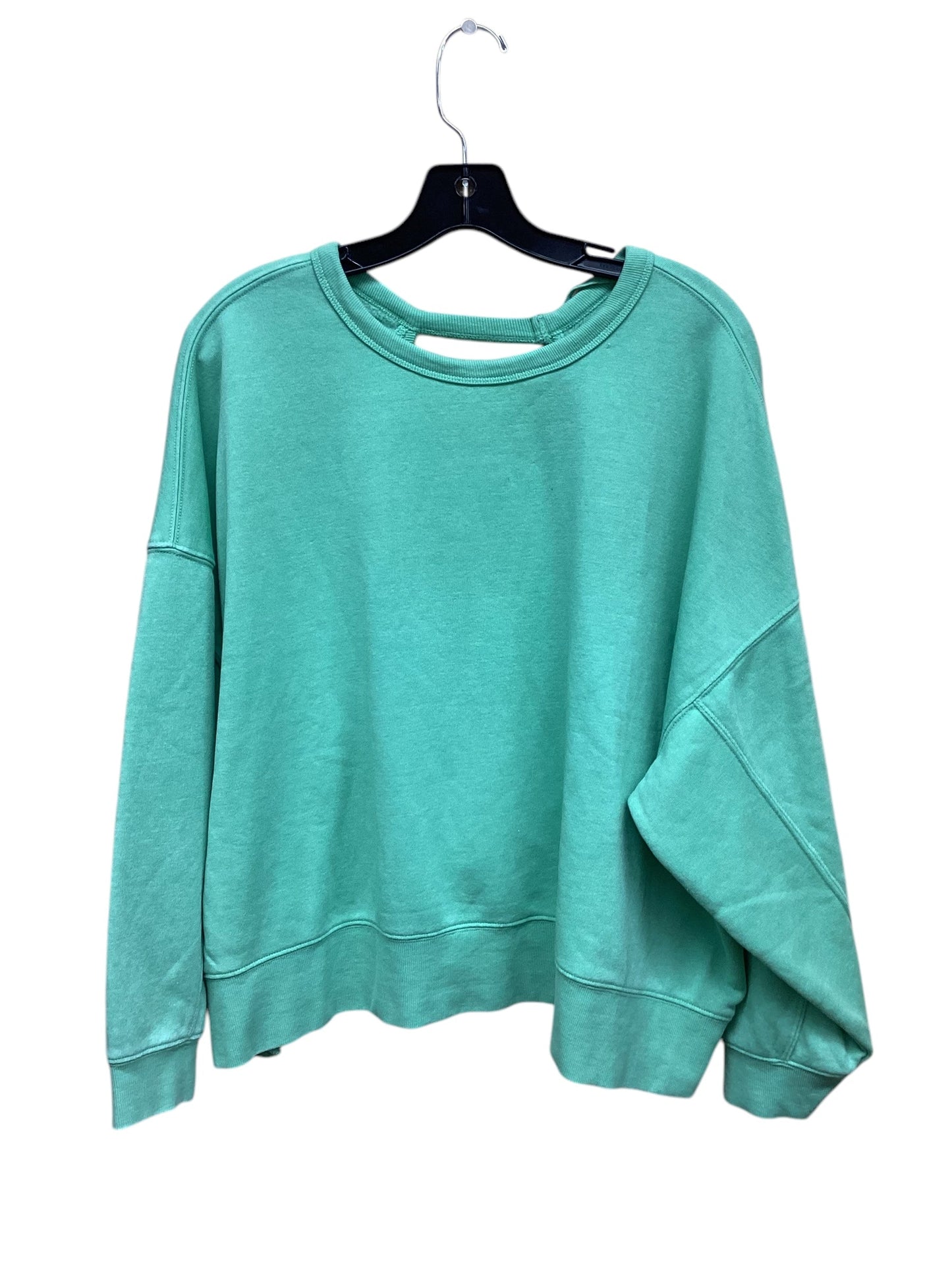 Top Long Sleeve By Ocean Drive In Green, Size: S