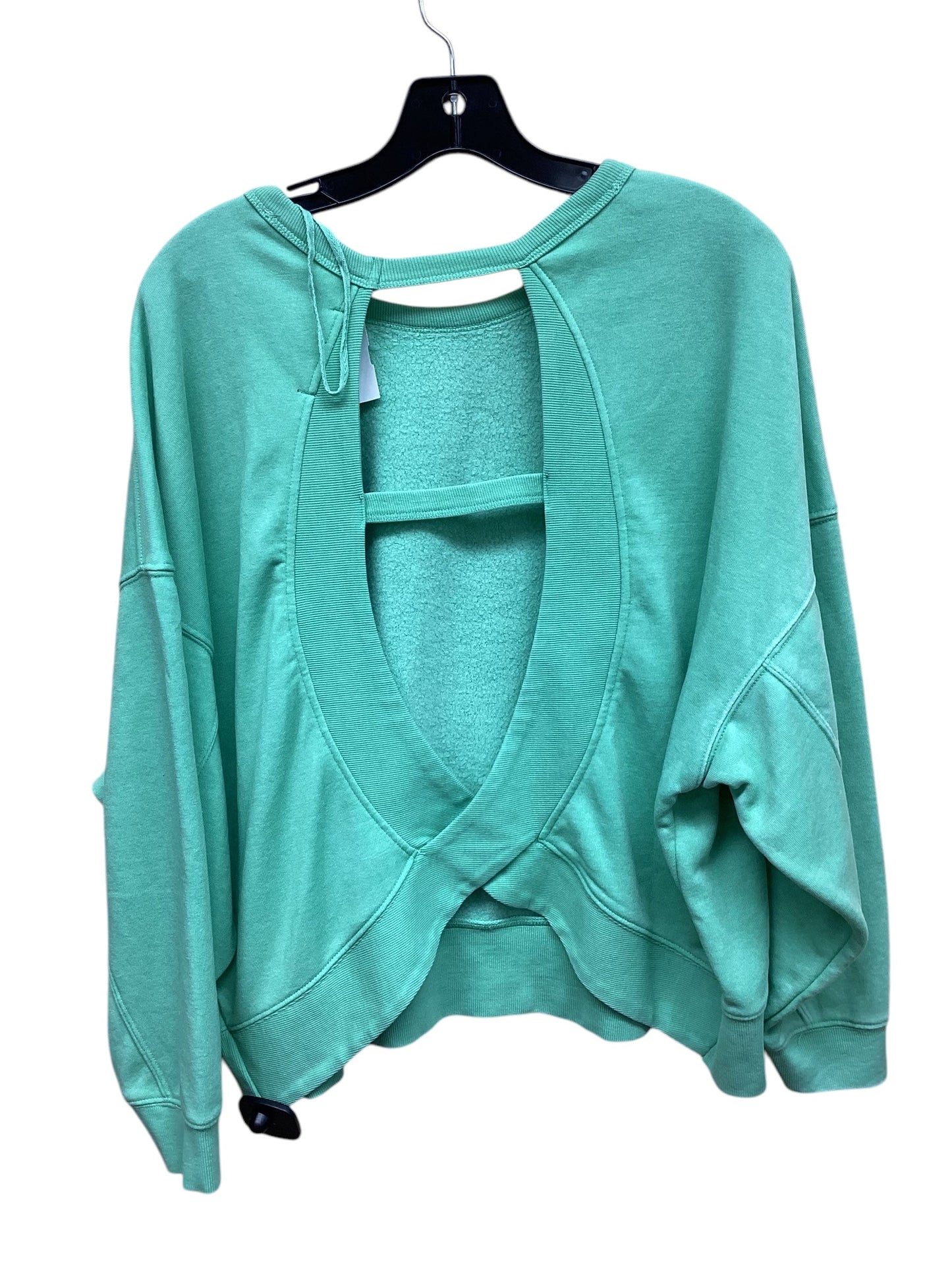 Top Long Sleeve By Ocean Drive In Green, Size: S