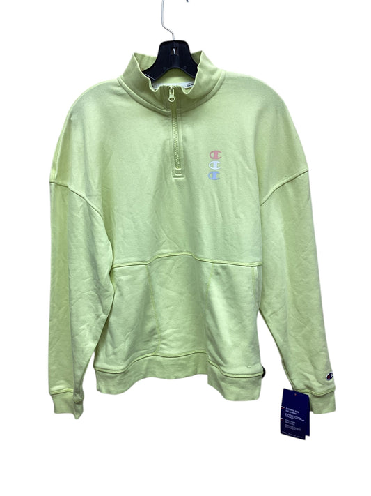 Sweater By Champion In Yellow, Size: S