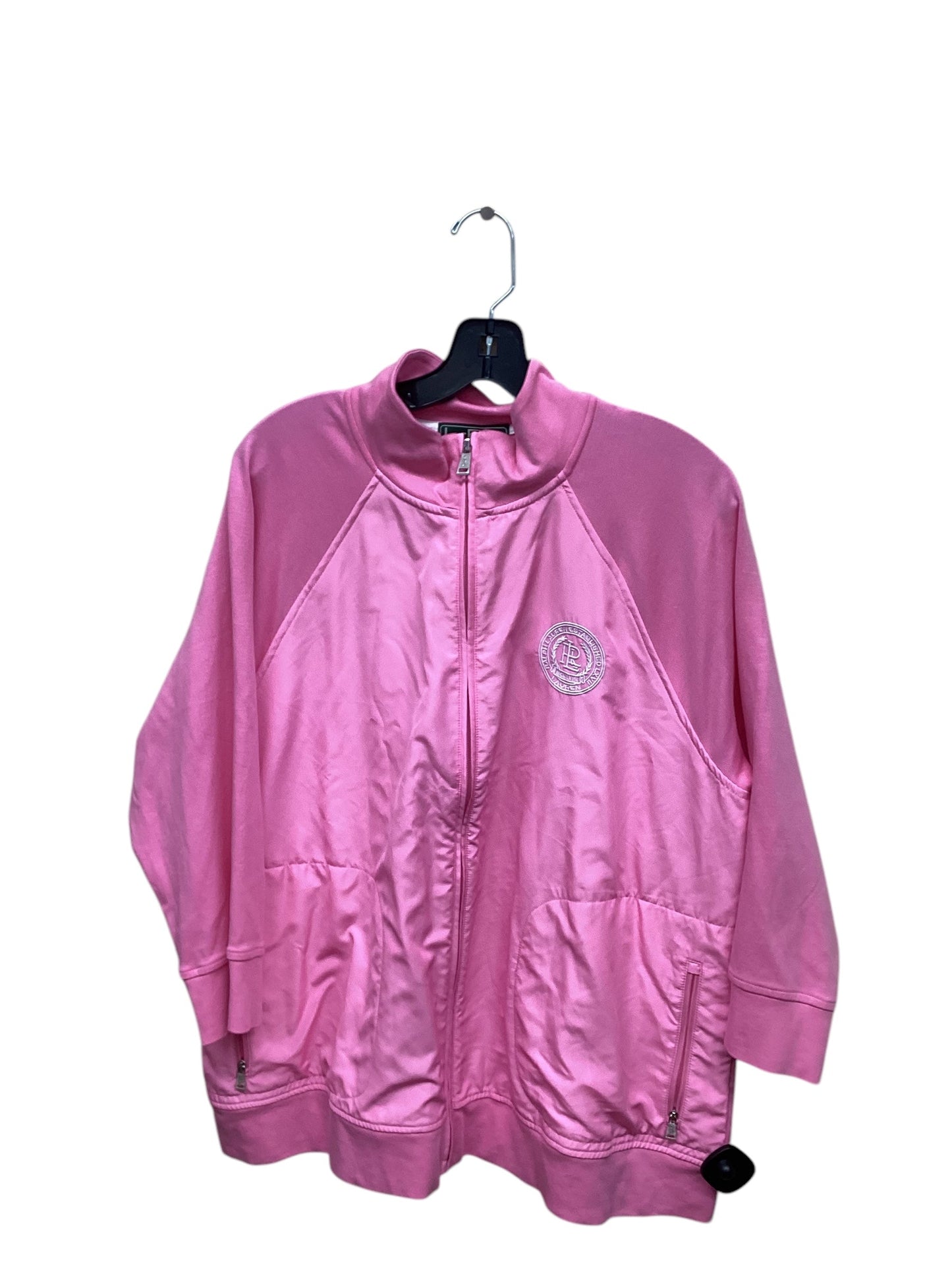 Top Long Sleeve By Lauren By Ralph Lauren In Pink, Size: 2x