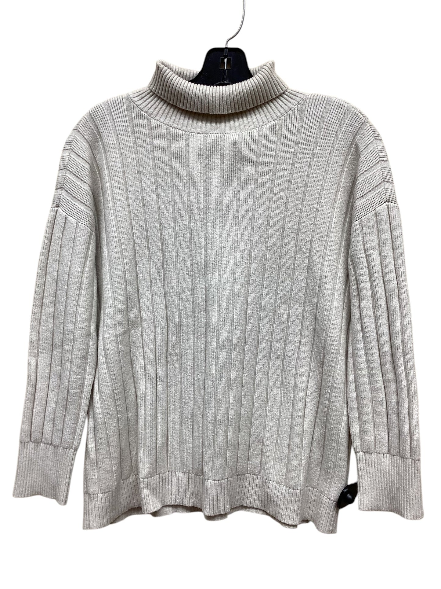 Top Long Sleeve By Nordstrom In Cream, Size: Xs