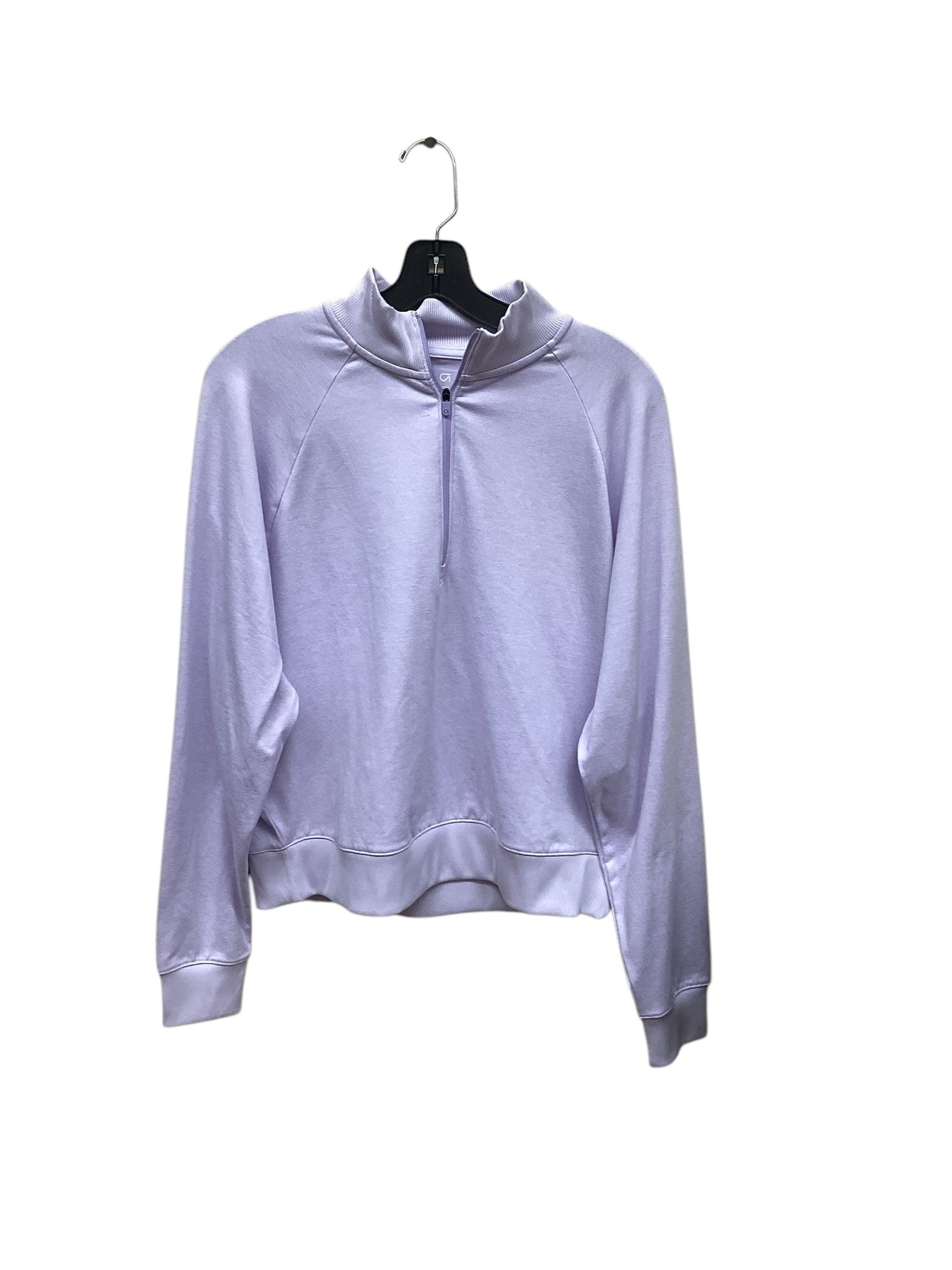 Athletic Top Long Sleeve Crewneck By Gapfit In Purple, Size: L